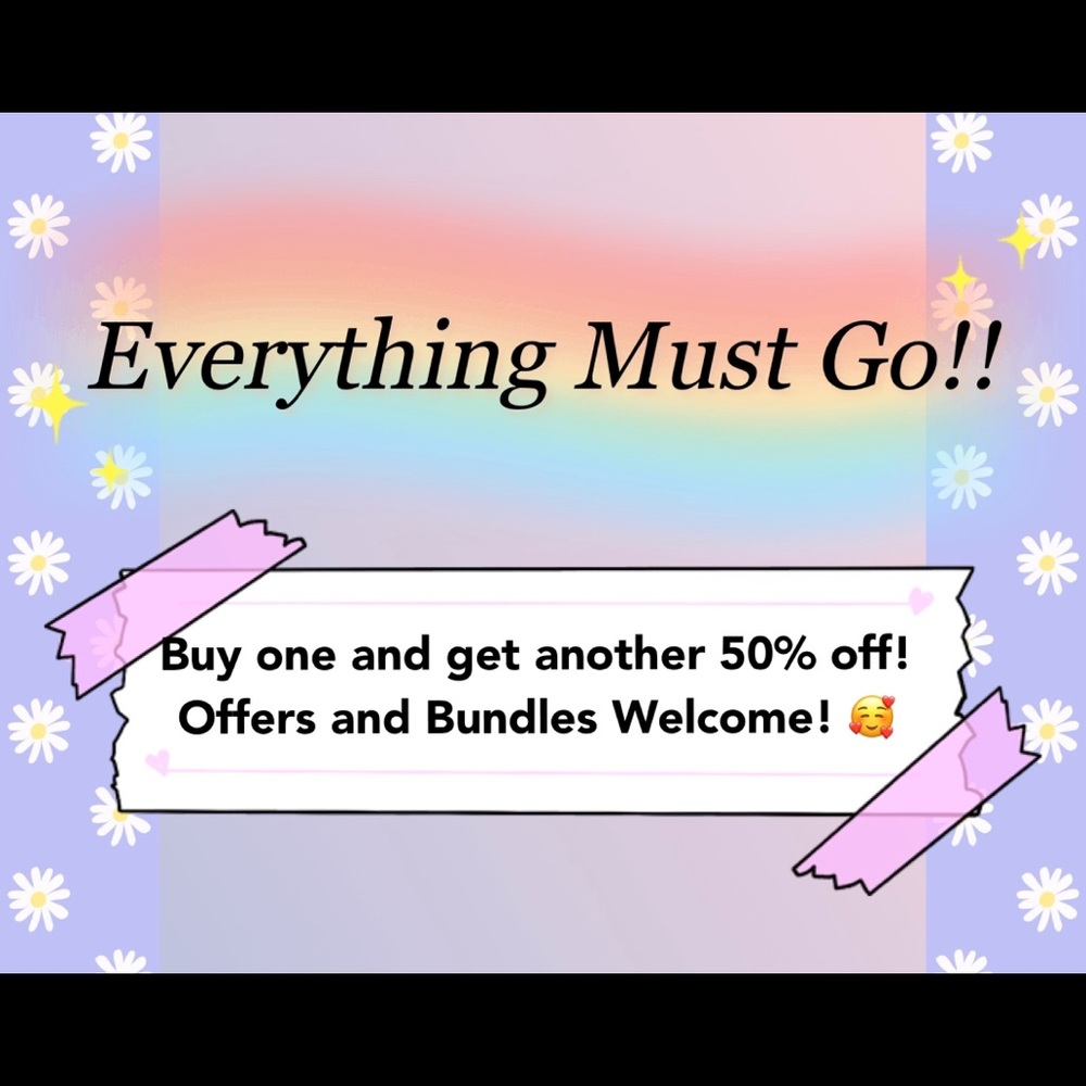 Buy one and get one 50% OFF!! 🌸🌸